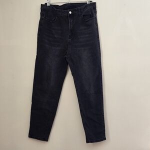 Shein Curve Women's 1XL Black Denim Jeans
